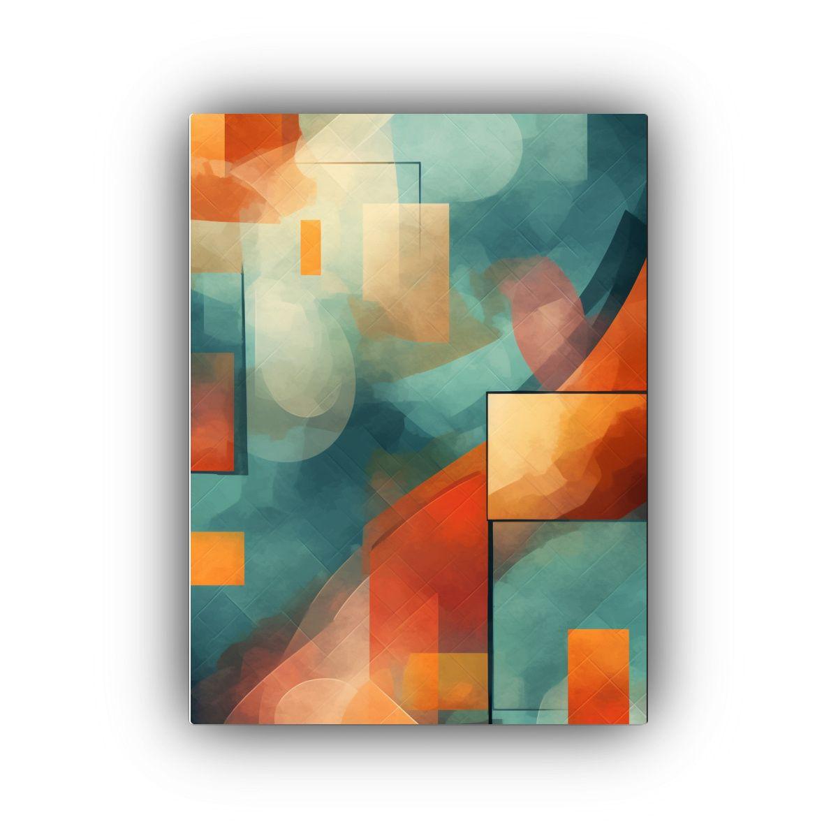 Pintura Digital Con Técnicas De Bloque De Color 40x60cm-0