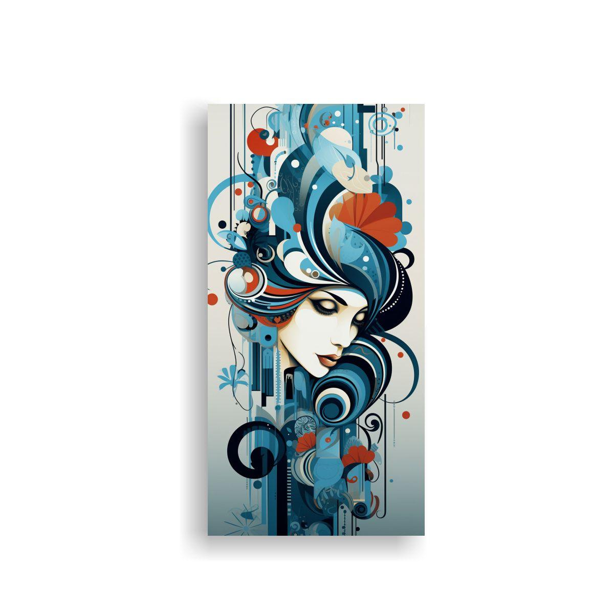 Pintura Decorativa Moderna Y Luminosa Inspirada 40x80cm-0