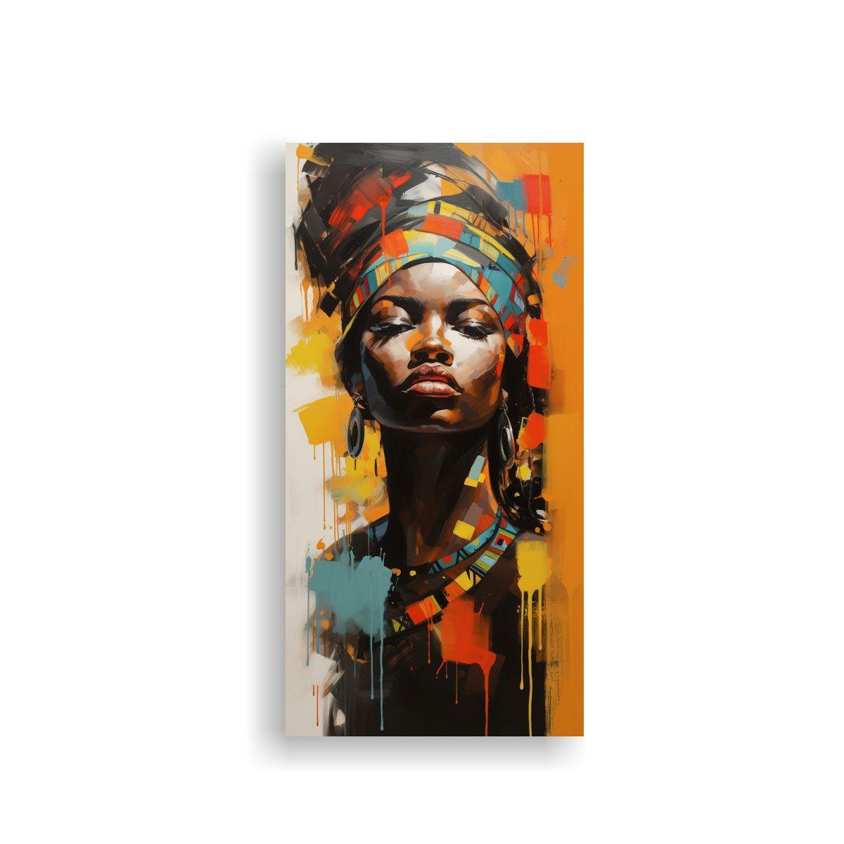 Cuadros Africanos Modernos Abstractos 70x140cm-0
