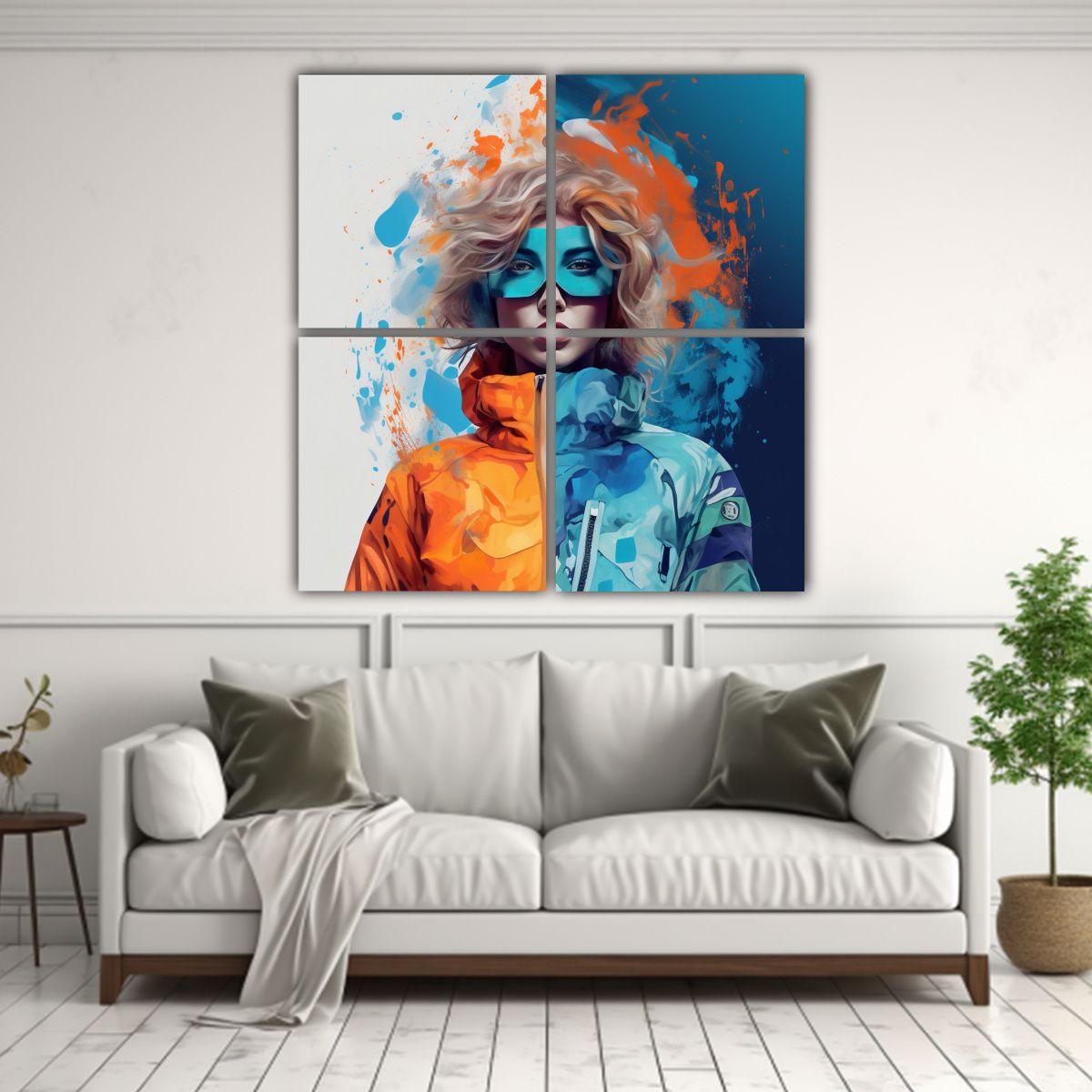 Pinturas Decorativas De Temática Inspiración En 80x80 Cm-2