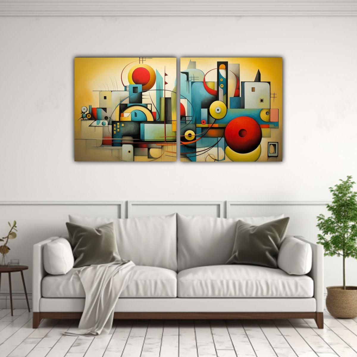 Artes De Pared De Alta Calidad Abstractas 120x60 Cm-2
