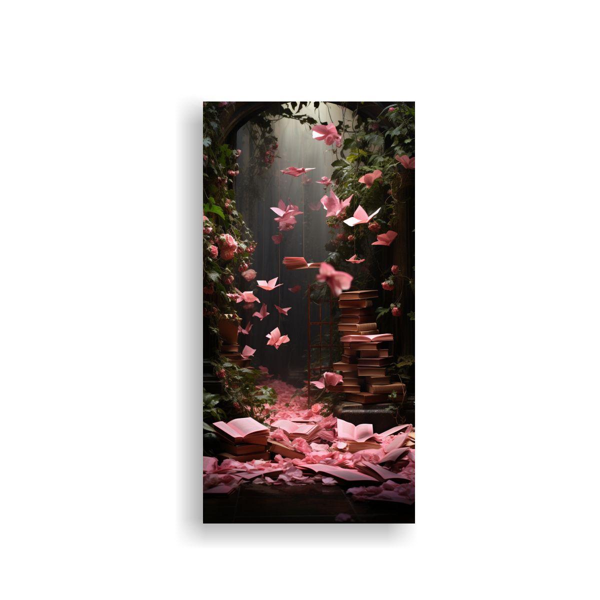 Tela En Bastidor Abstracción Ambiente: 60x120cm-0
