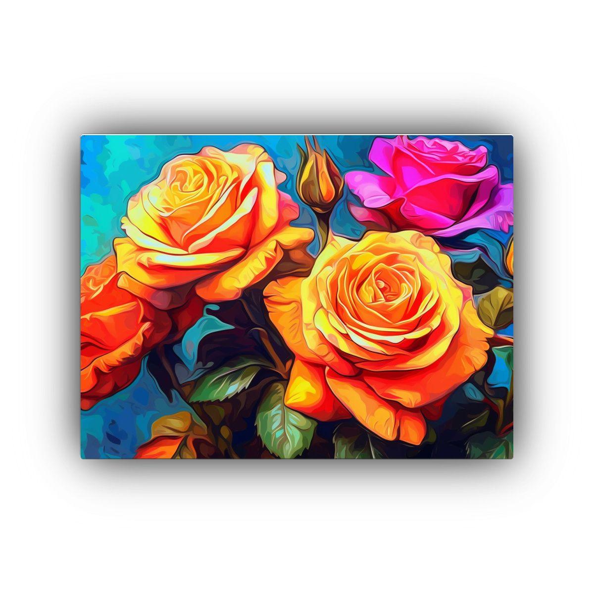 Cuadro Vintage Personalidad Stepanyan Rosas 75x50cm-0