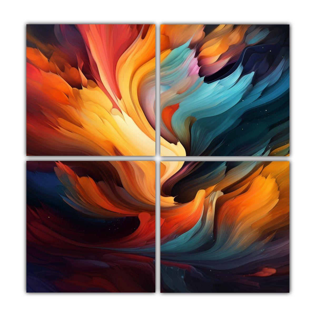 Cuadros Juveniles Abstractos Hermosos De 4k Para 100x100 Cm-0