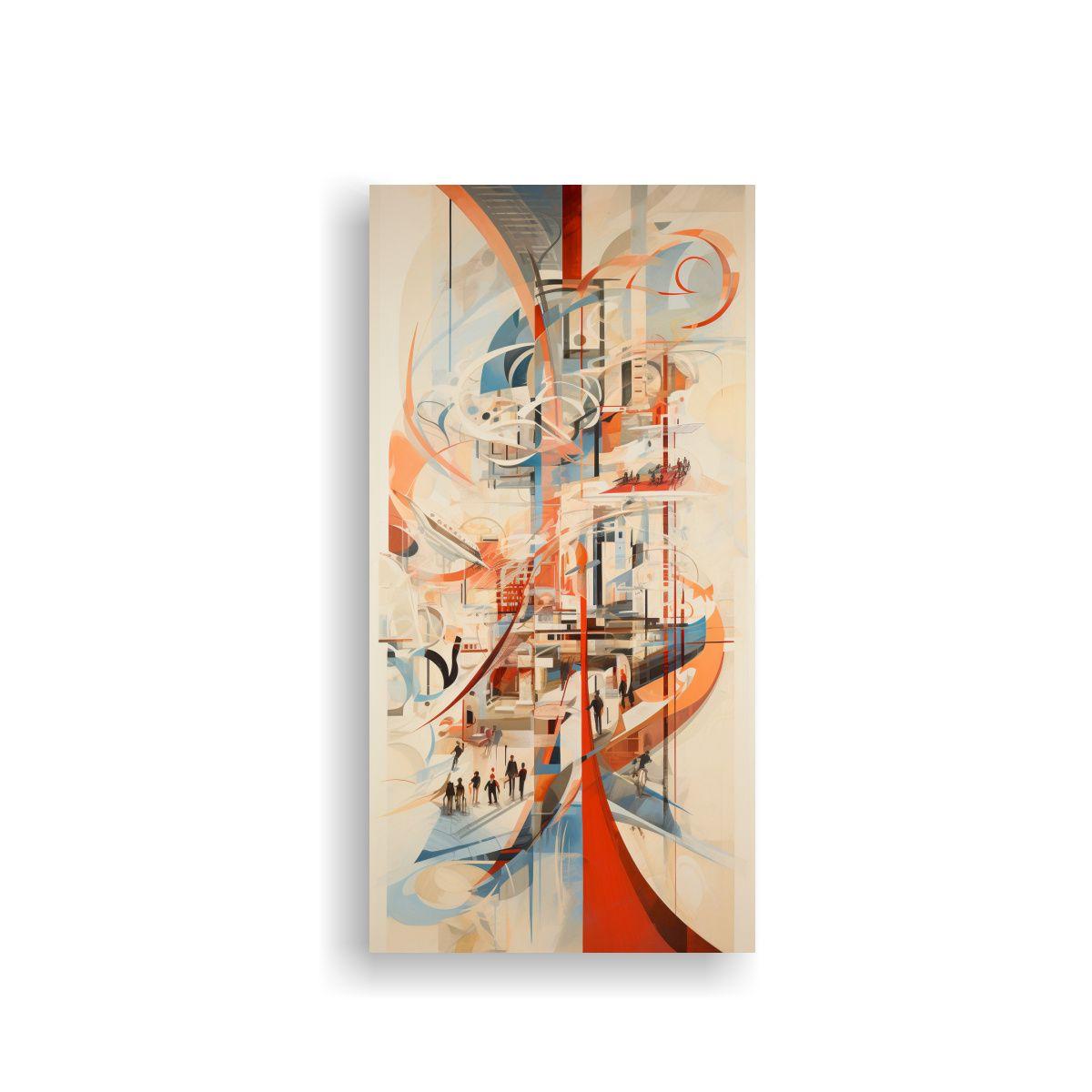 Pinturas Decorativas De Representación Abstracta 30x60cm-0