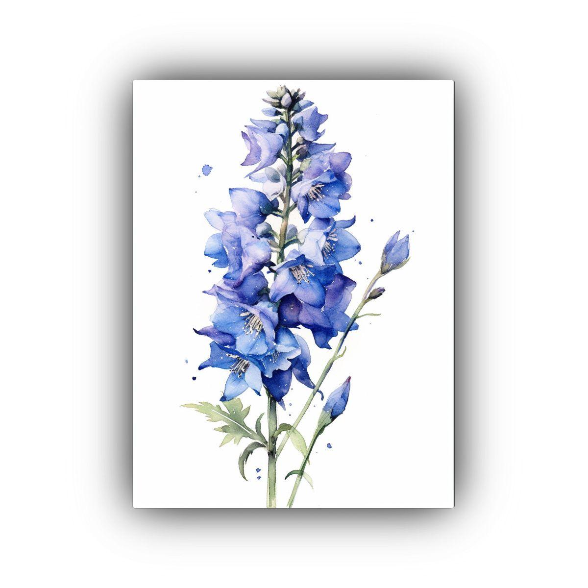 Clipart Acuarela Flor Delphinium Para Pinturas 60x90cm-0