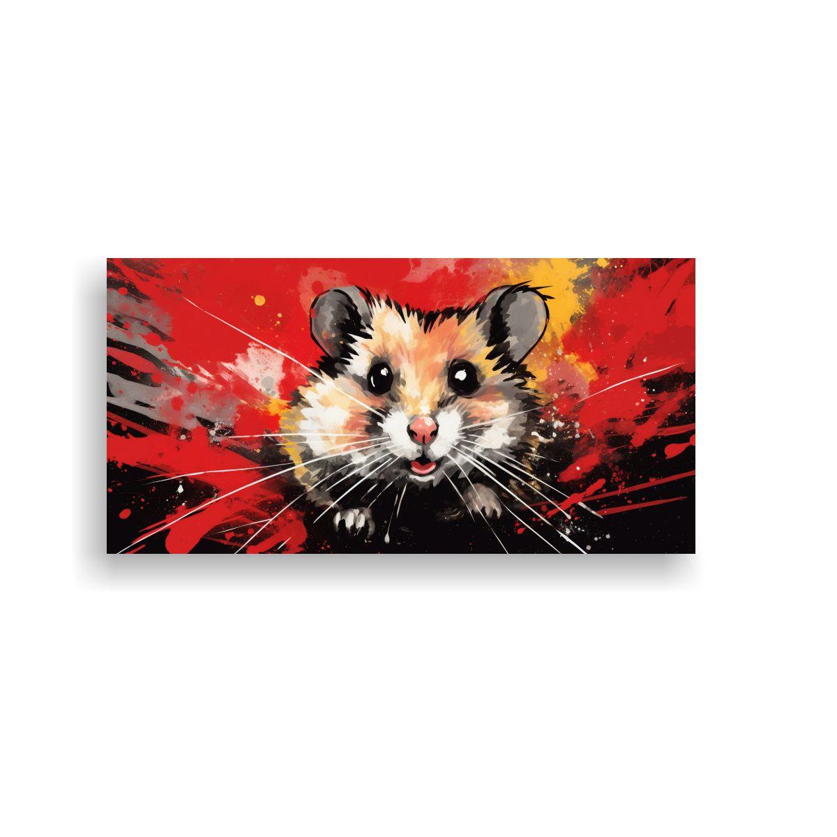 Cuadros De Decoración Temática De Hamsters 80x40cm-0
