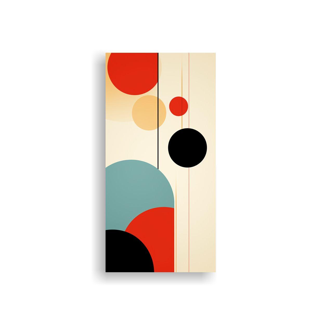 Cuadro Juvenil Acuarela Minimalista Abstracto 50x100cm-0