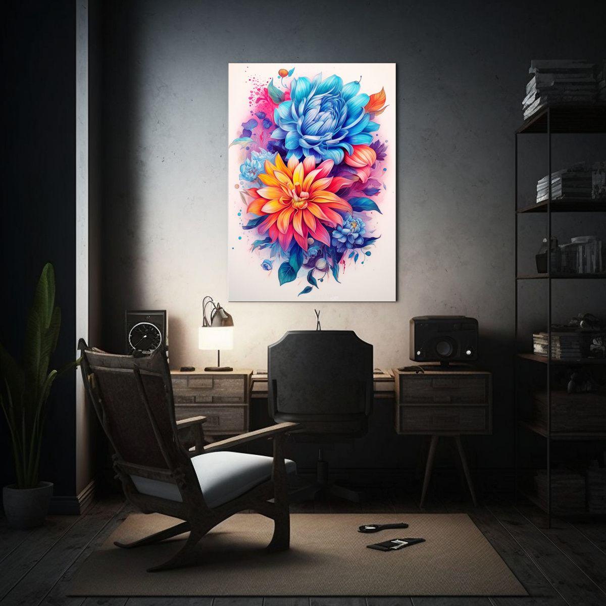 Cuadros Lienzo Movimiento Obra Maestra Imágenes 80x120cm-2