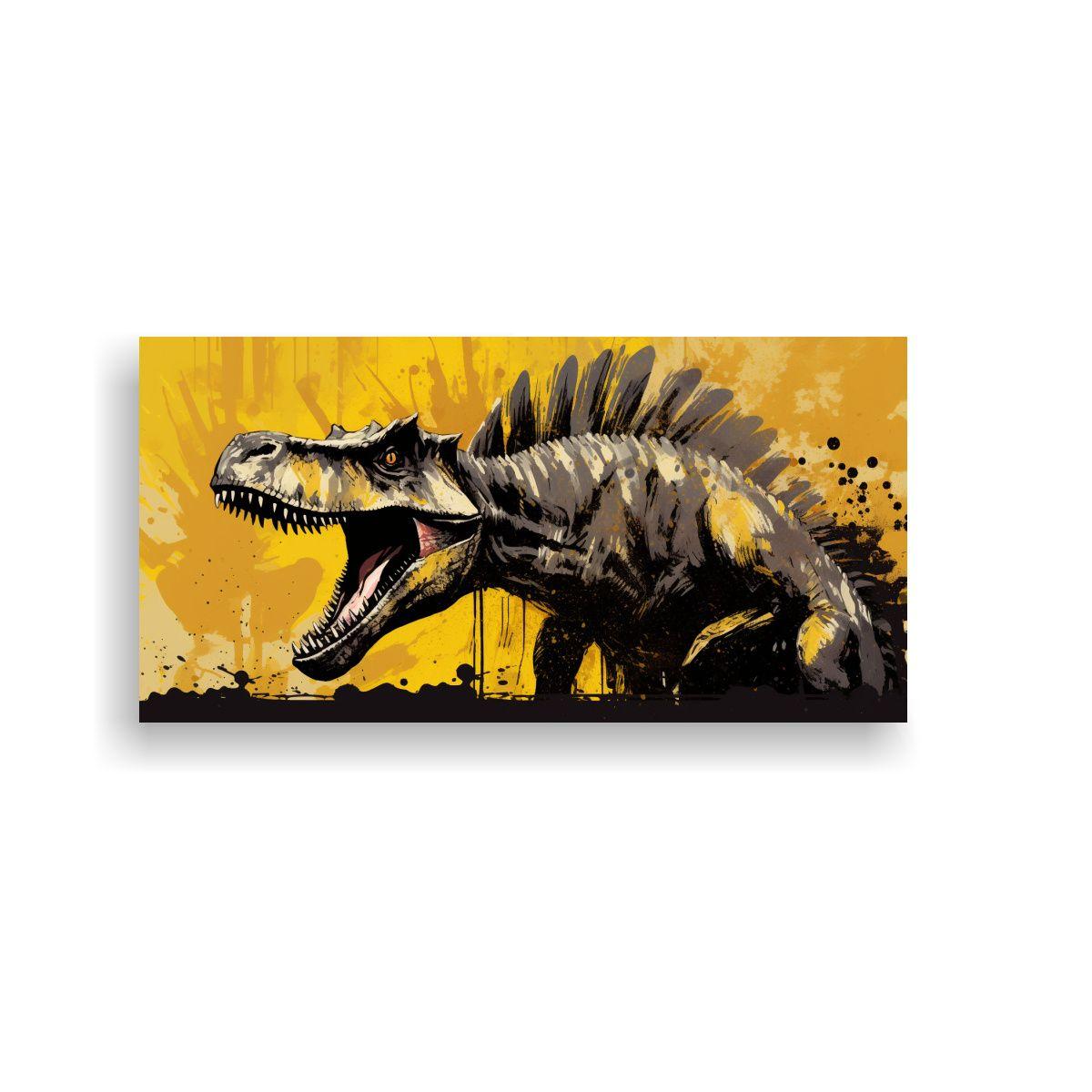 Cuadro Decorativo De Spinosaurus En Colores 80x40cm-0