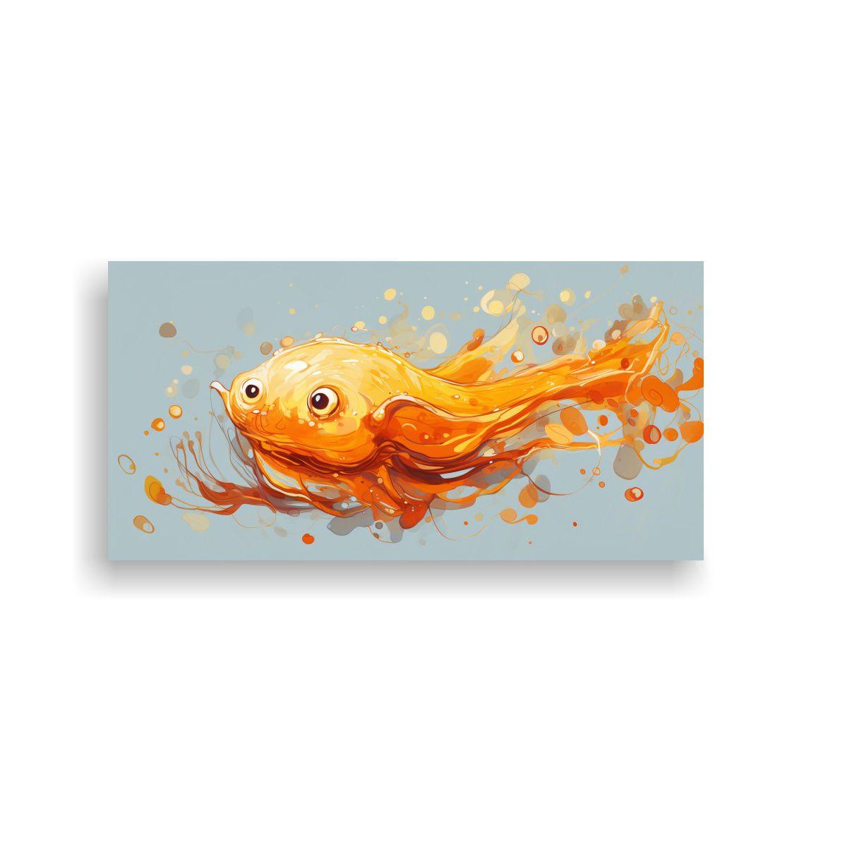 Cuadros Abstractos De Exposición De Nudibranquios 100x50cm-0