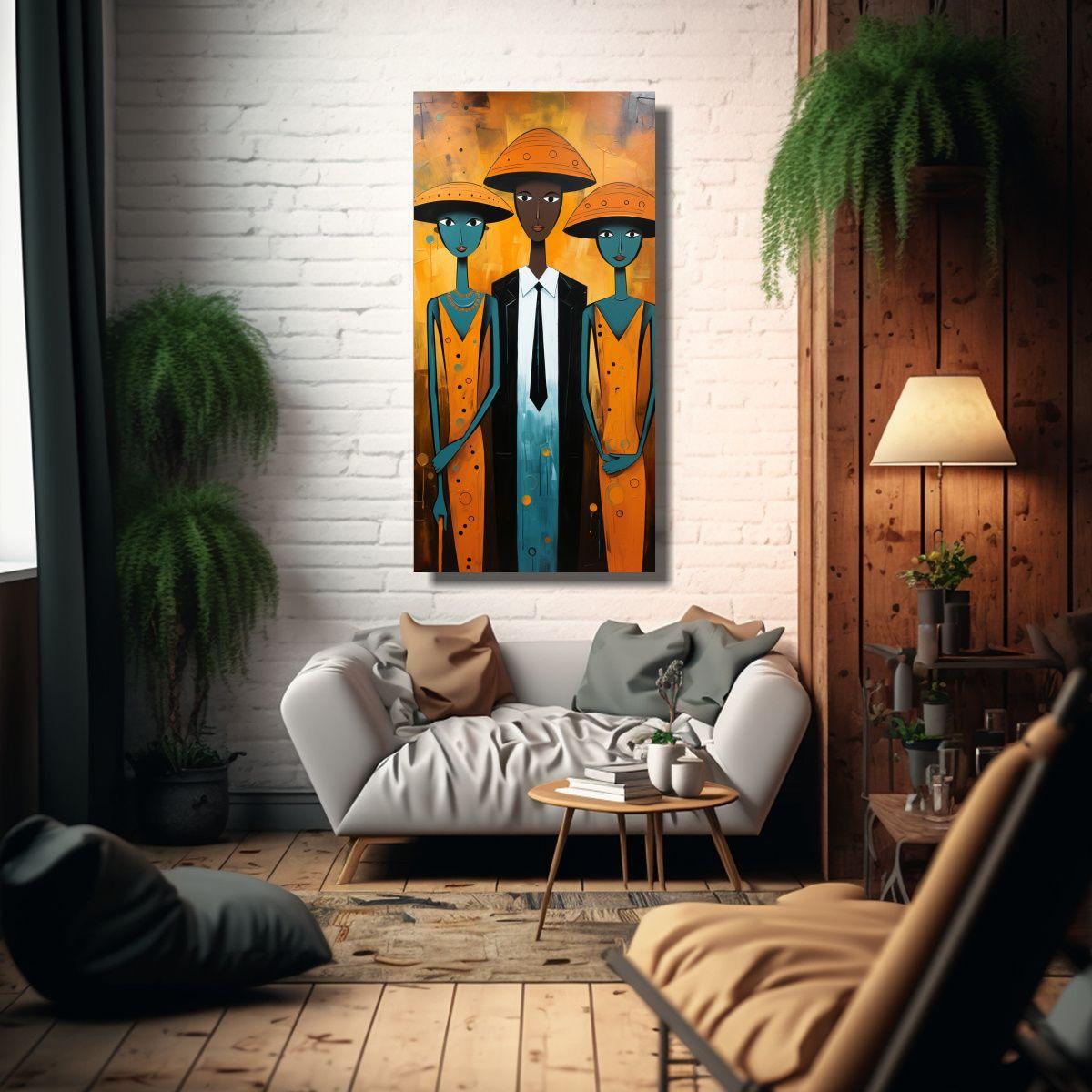 Pintura Minimalista Crea Una Obra Fascinante 50x100cm-2