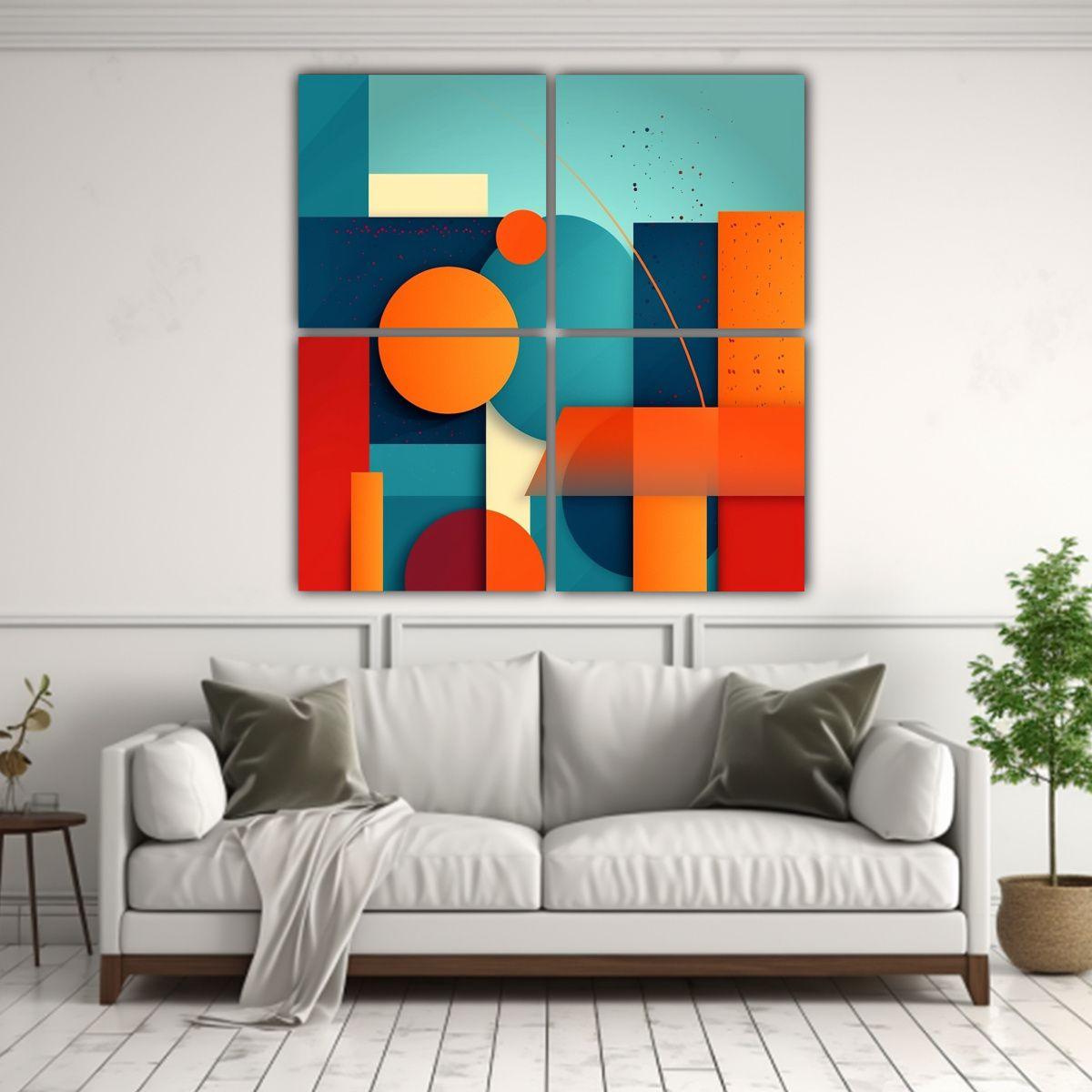 4 Adorables Artes Creativas Para Crear Un Fondo 80x80 Cm-2