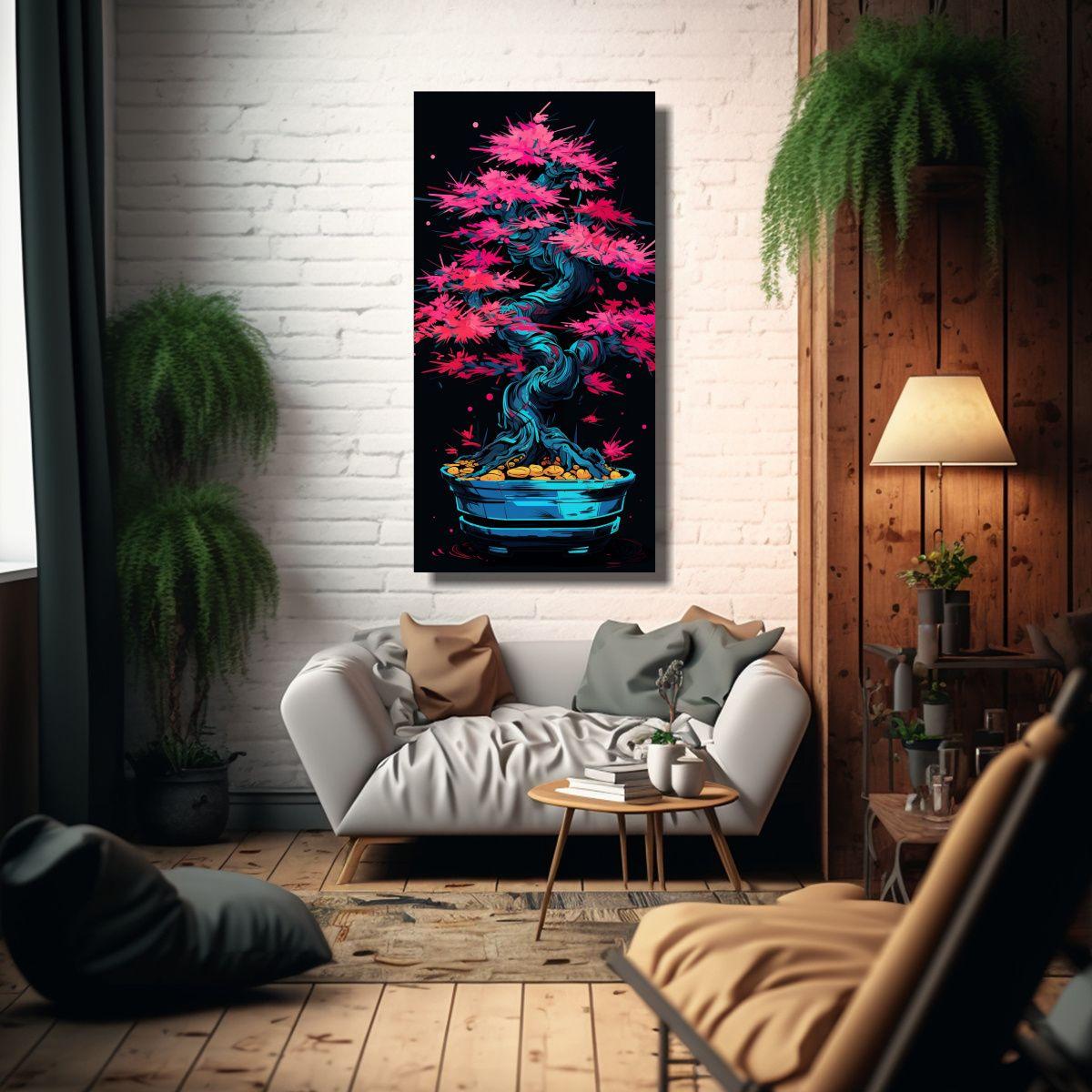 Pinturas Decorativas De Paisajes De árboles 70x140cm-2