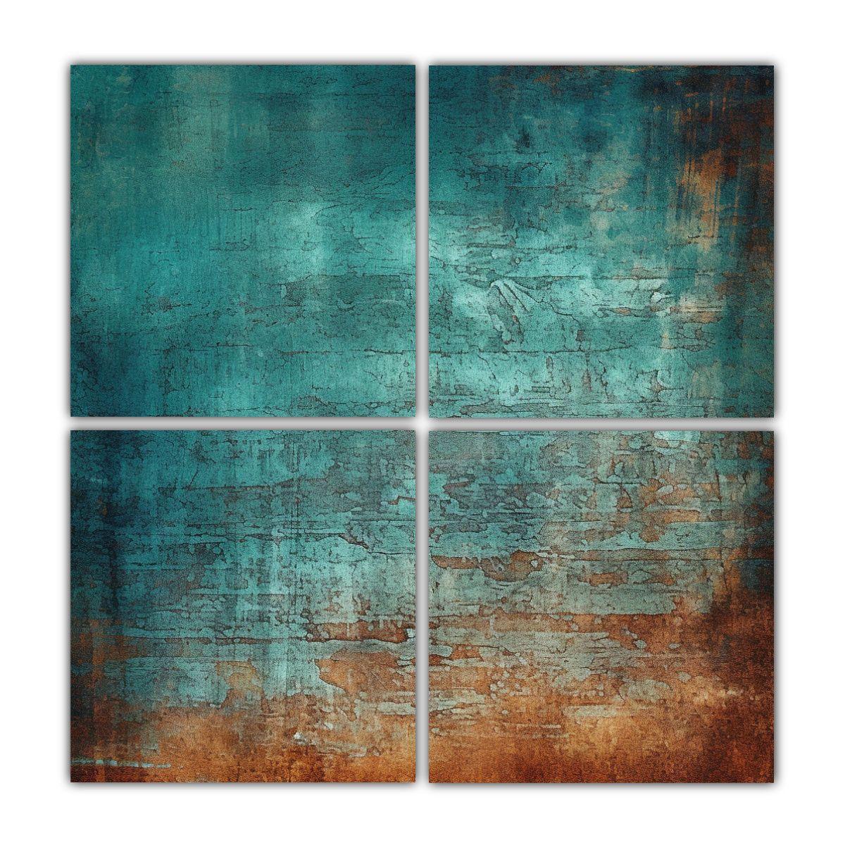 Pinturas Decorativas KRUSH Con Fondo Acuático 40x40 Cm-0