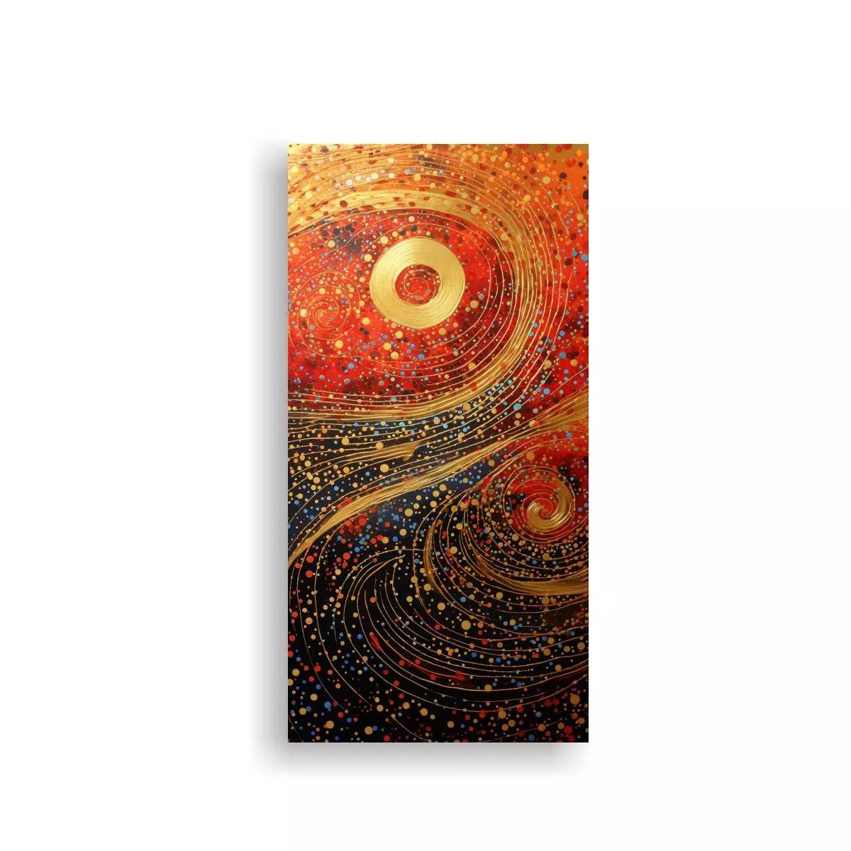 Lienzo Estilo Galería Duradero En Puntoilismo 40x80cm-0