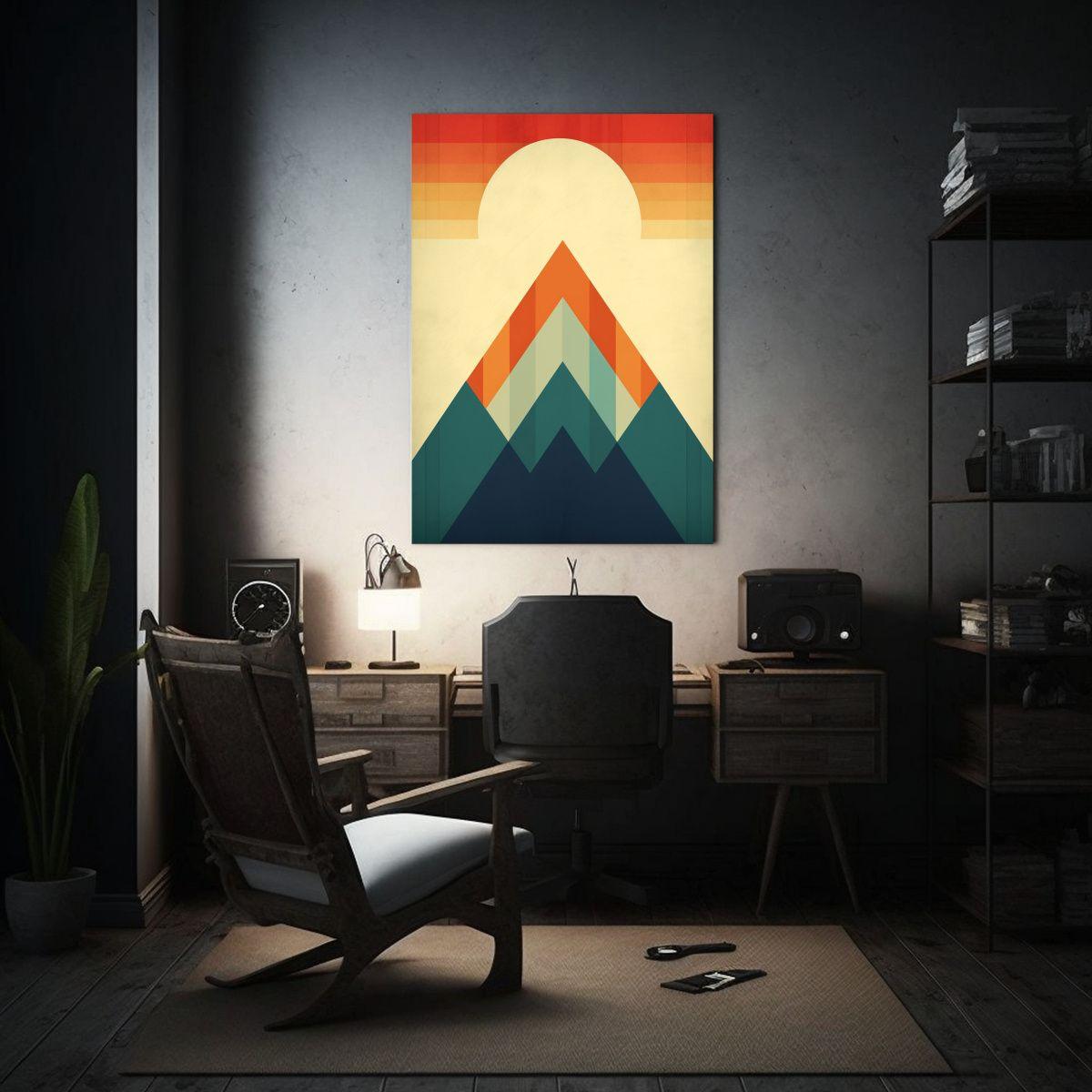 Cuadro Geométrico Minimalista De Expresión 60x90cm-2