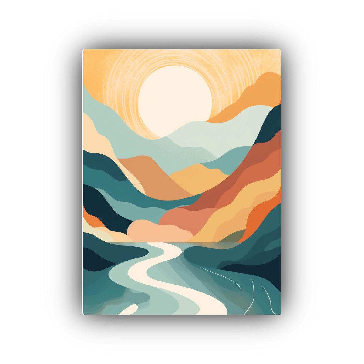 Diseño Lienzo Tonos Exclusivo Para Portada De 30x45cm-0