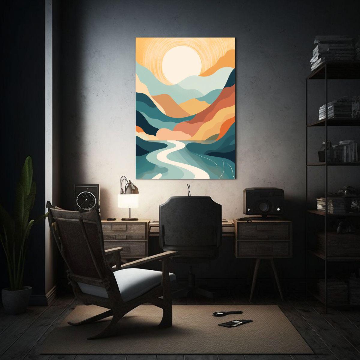 Diseño Lienzo Tonos Exclusivo Para Portada De 30x45cm-2