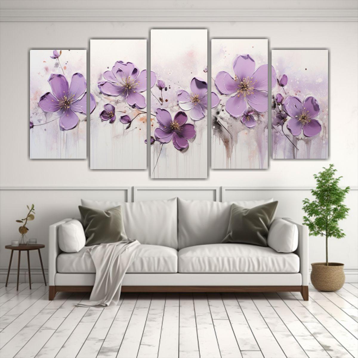 Cuadros Impresos En Acrílico Para Sala Pintura 150x75 Cm-2