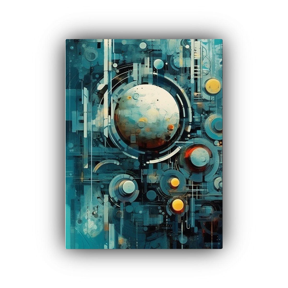 Arte De Pared Cuadro Multicolor Estilo 30x45cm-0