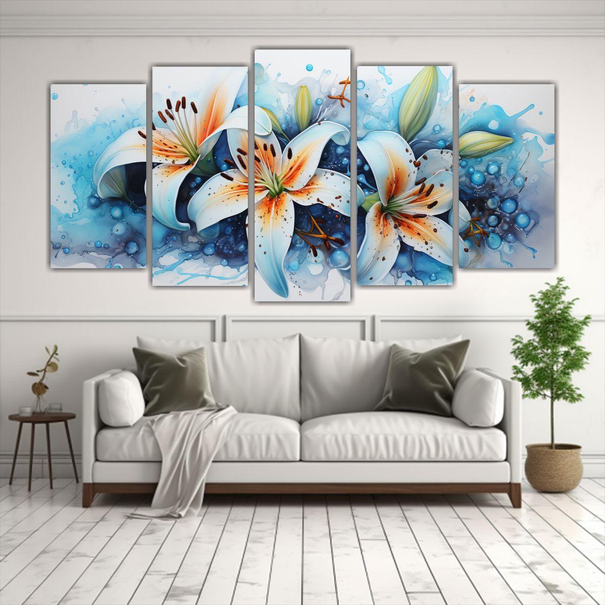 Pinturas Decorativas Abstractas Temáticas De 100x50 Cm-2