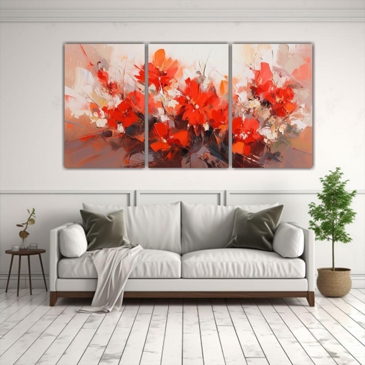 Pintura Lienzo Estilo R, Composiciones Movimiento 240x120 Cm-2