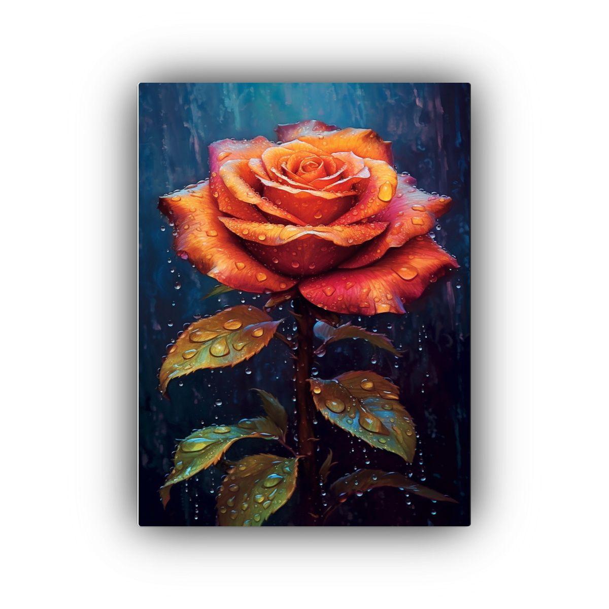 1 Cuadro Creativa Luminosa The Rose 40x60cm-0