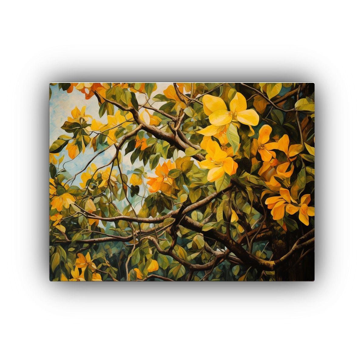Abstracto Equilibrio Visual En Pintura De Mango, Líneas Fin 90x60cm-0