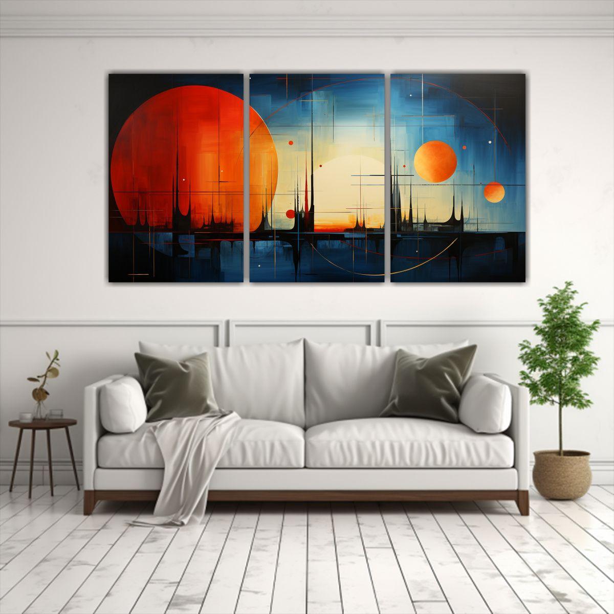 Cuadros Abstractos Inspiración Vida Jan Munro 180x90 Cm-2