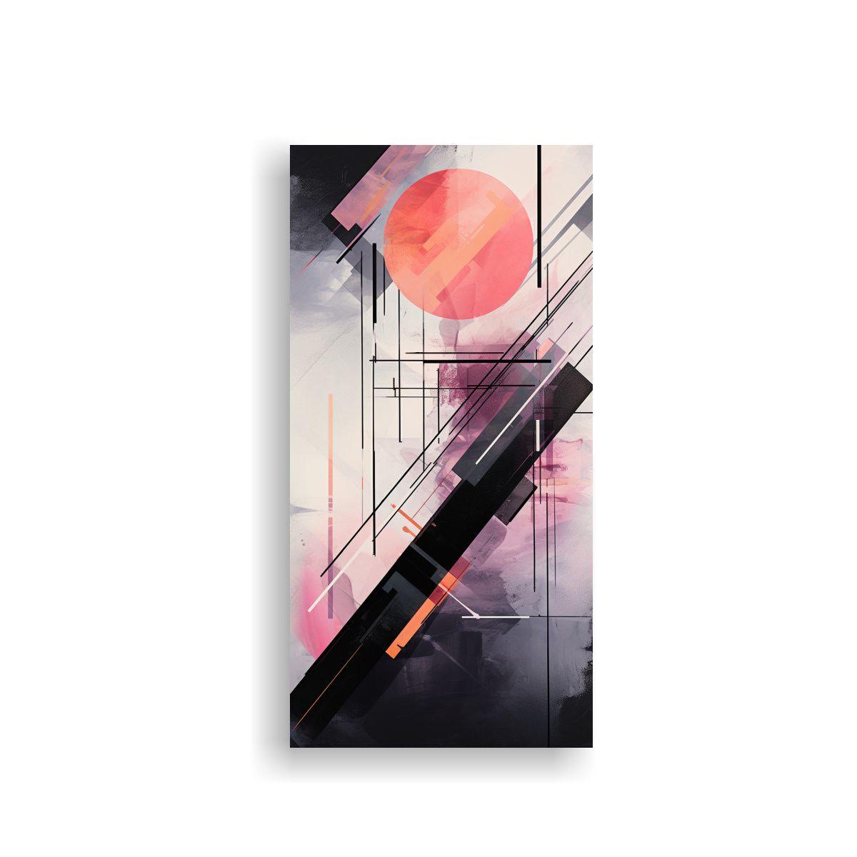 Fondo Abstracto Estilo Vanguardia Para Cuarto 50x100cm-0