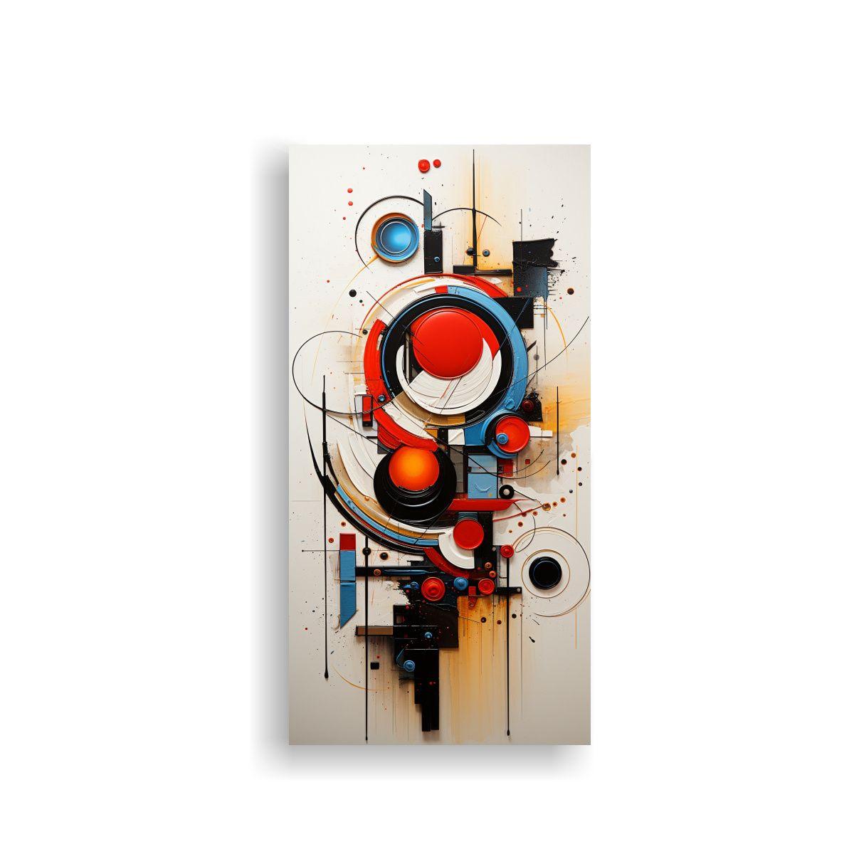 Pinturas Abstractas Arte Tonos: Impacto Visual 40x80cm-0