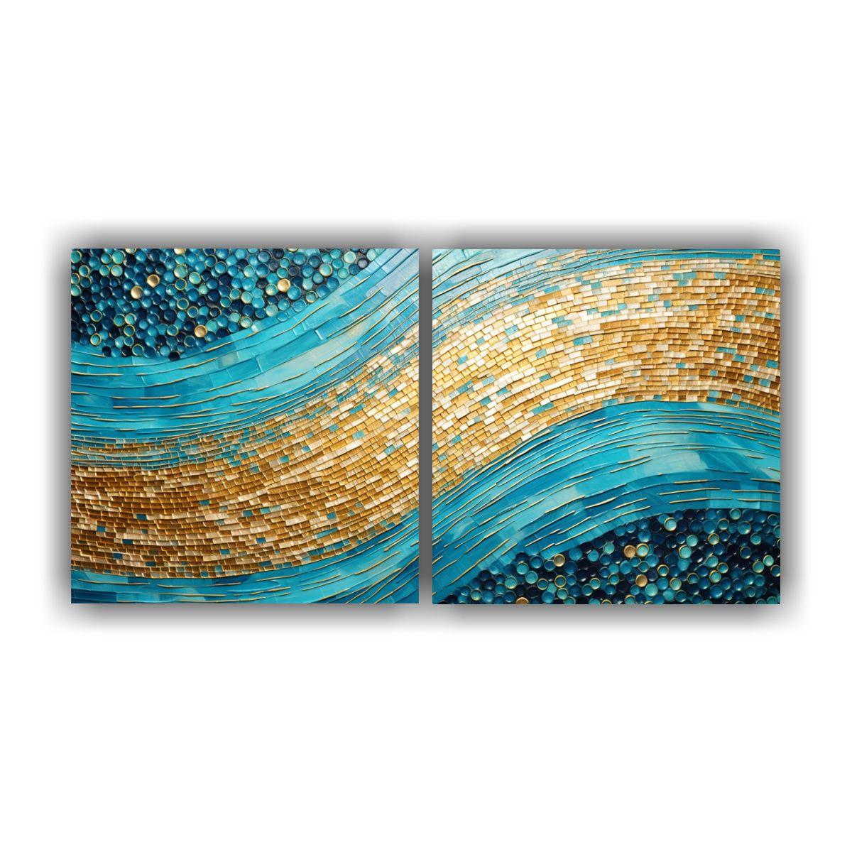 Pinturas Decorativas Estilo Galería De Arte 40x20 Cm-0