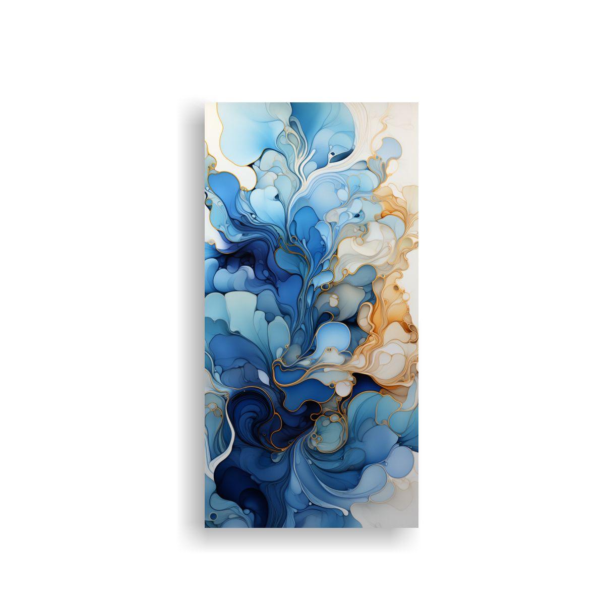 Pintura Decorativa Canva Finas Líneas Linda: 80x160cm-0