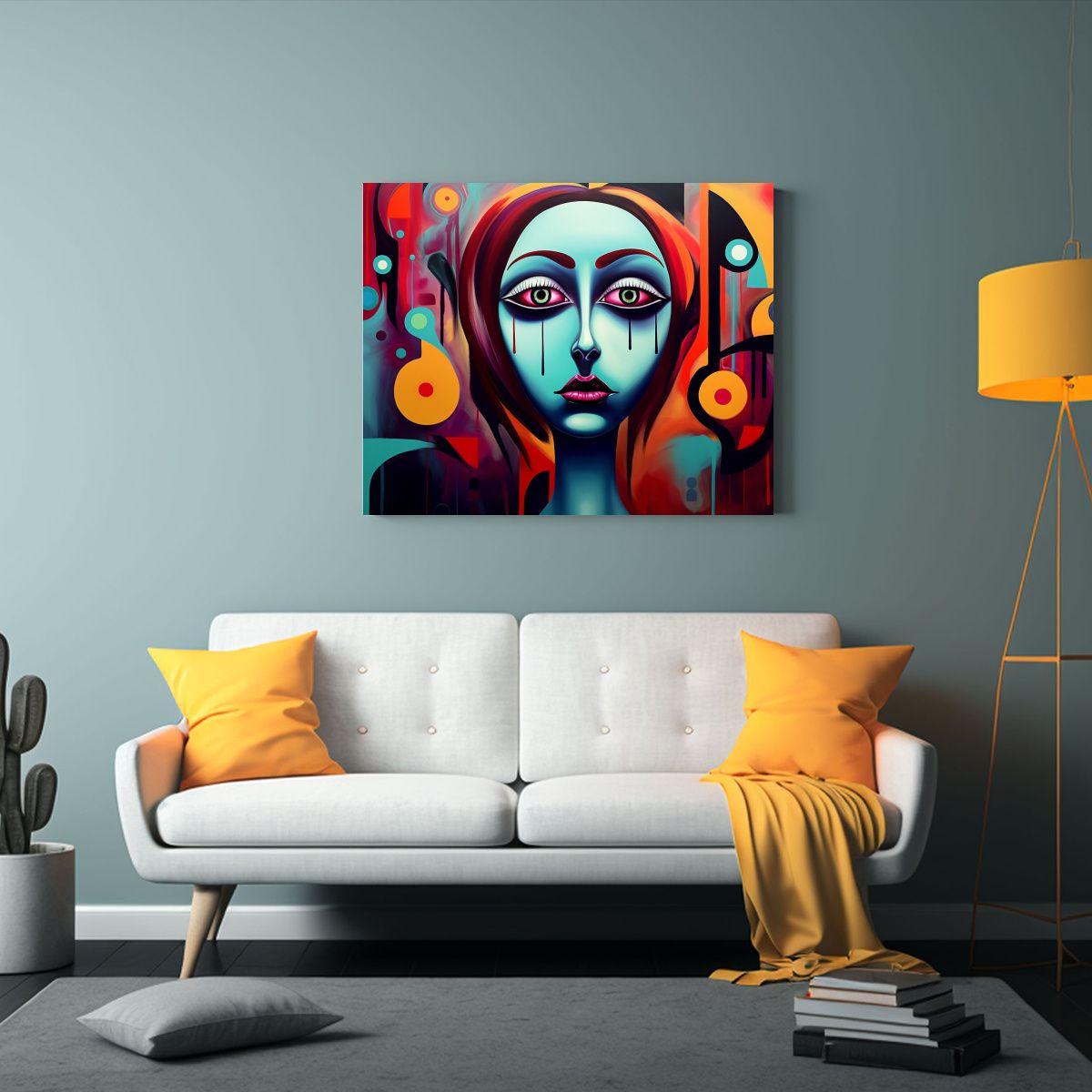 Pinturas Decorativas Cálidas Y Llamativas 50x40cm-2