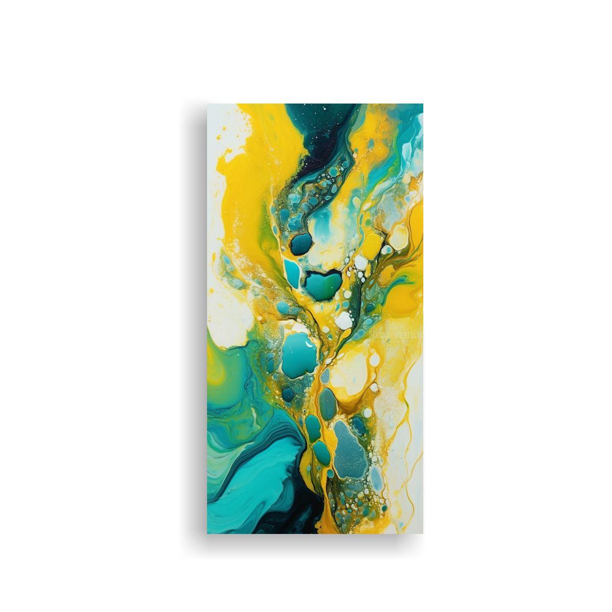 Pintura Decorativa China En Bastidor: Técnica 50x100cm-0