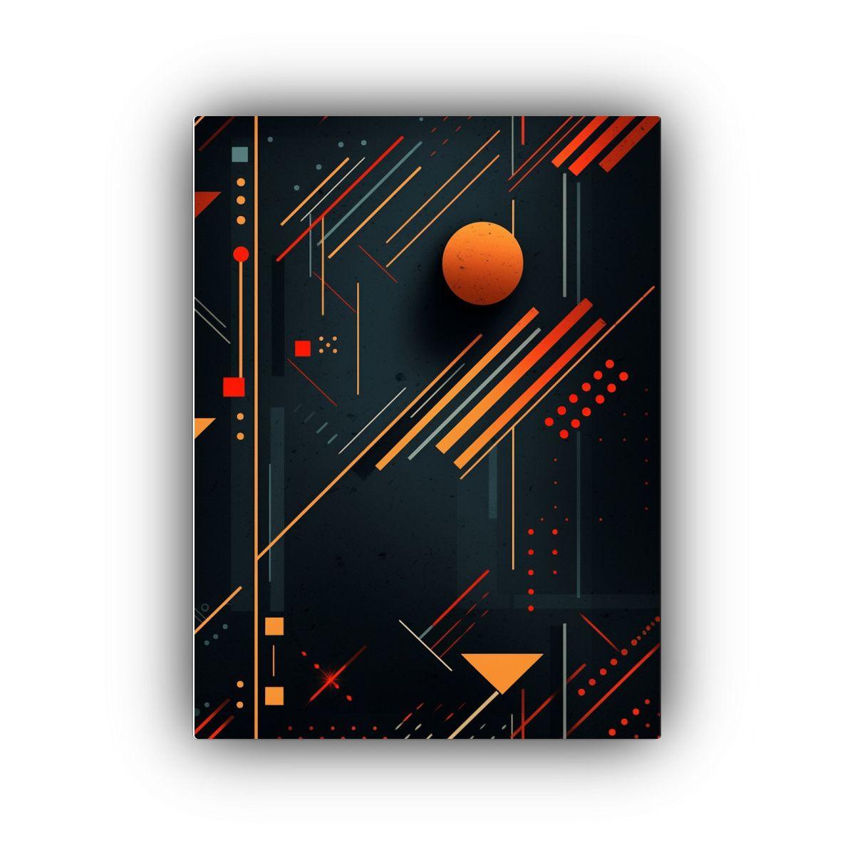 Tela En Bastidor Alta Calidad Diseño Gráfico 30x40cm-0