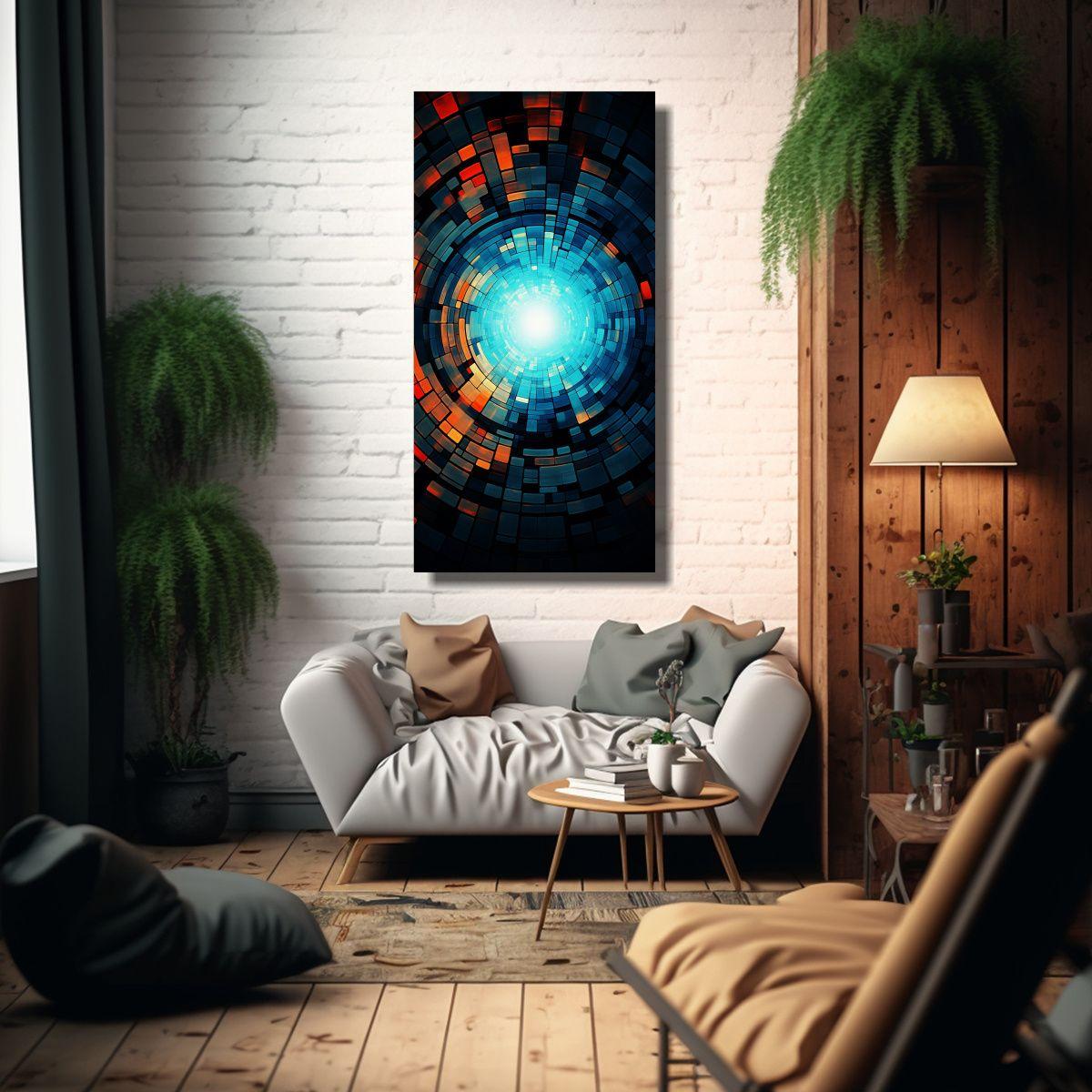 Pintura Decorativa De Escena Hermosa Estilo 40x80cm-2