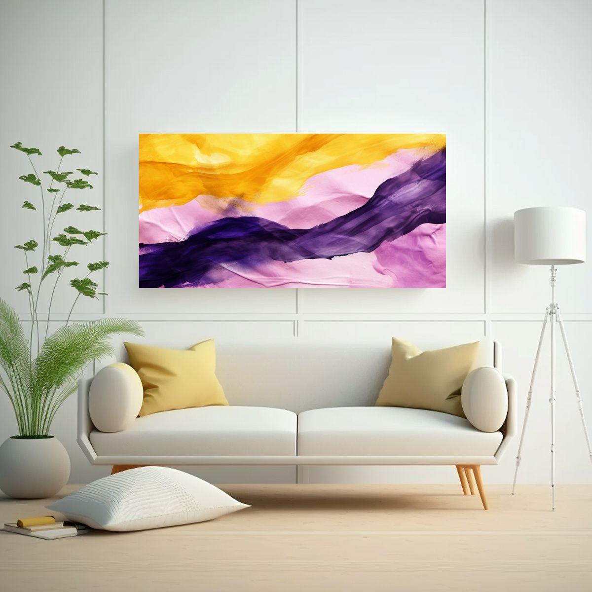 Lienzo De Tela Con Bandera No Binaria Estilo 60x30 Cm-2