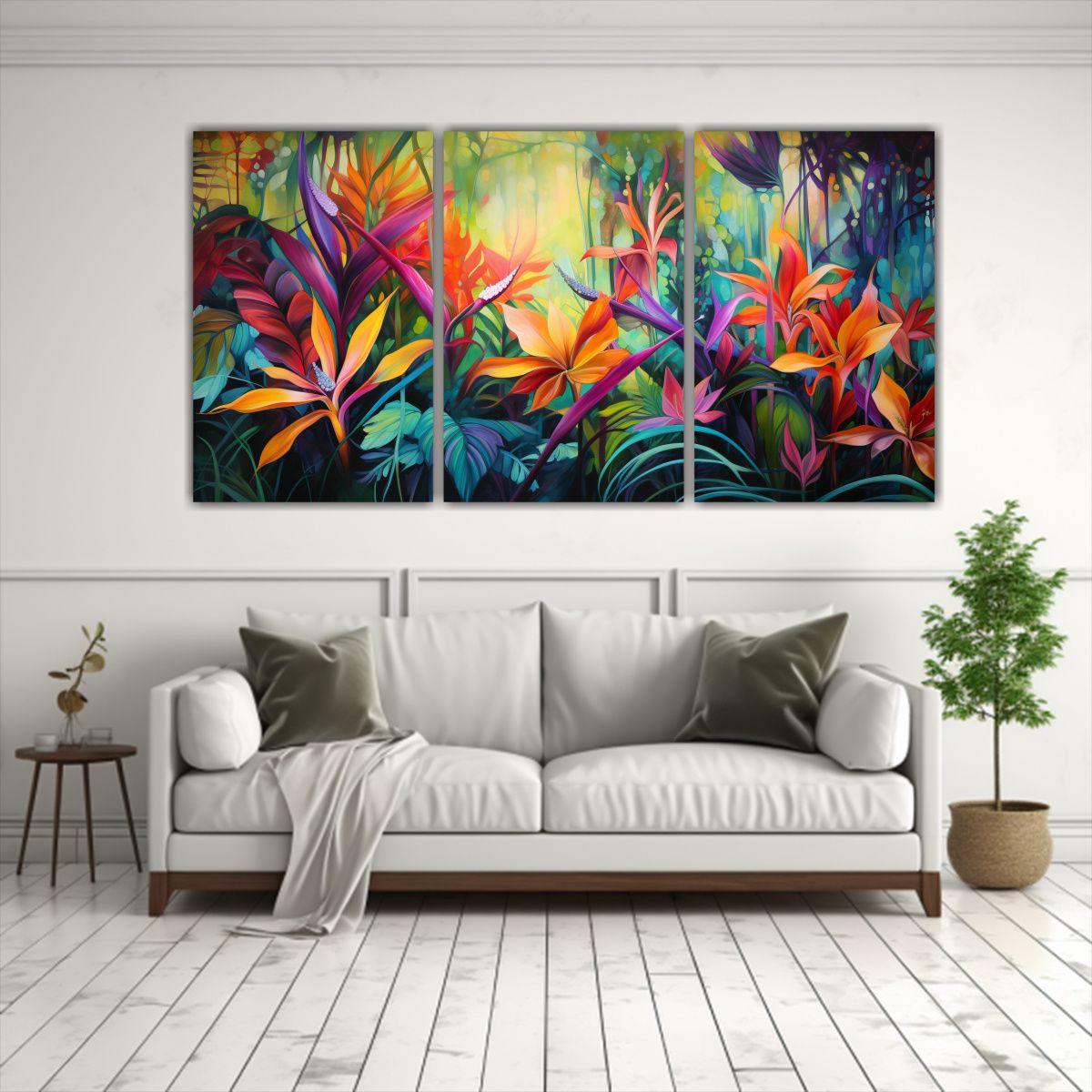 Cuadro Decorativo Whirling Hermoso Perspectiva 240x120 Cm-2