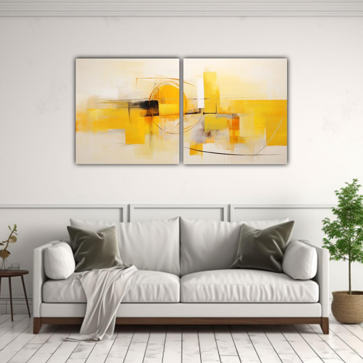 Cuadros Tela Sublimada Para Sala: Cuadro 100x50 Cm-2