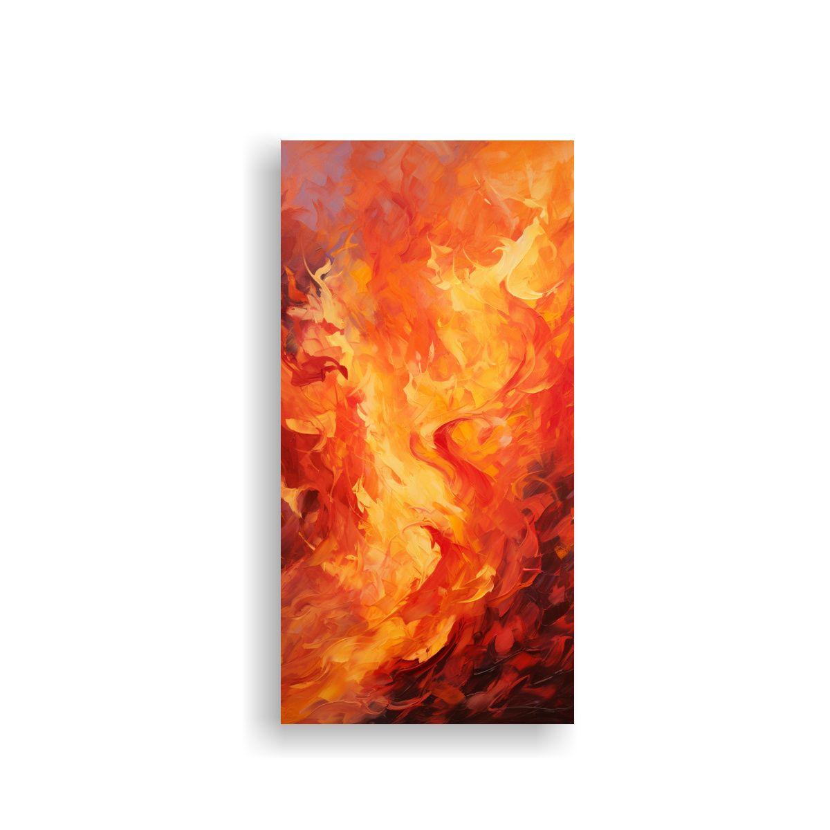 Pintura Lienzo Movimiento Mágico Campamento 80x160cm-0