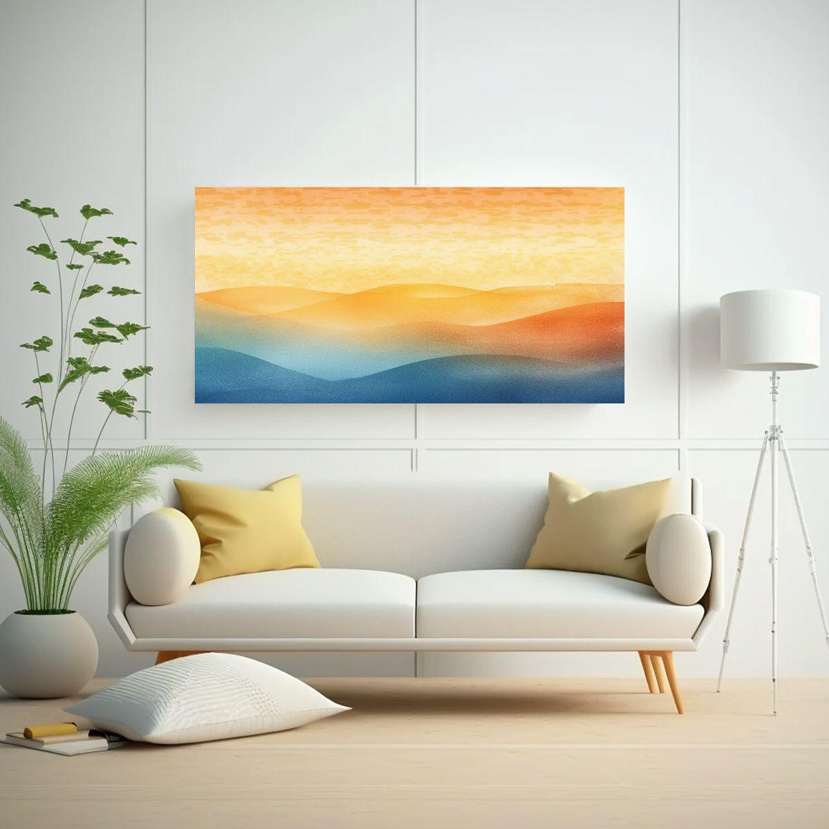 Pinturas Decorativas Con Composición Equilibrada 140x70cm-2