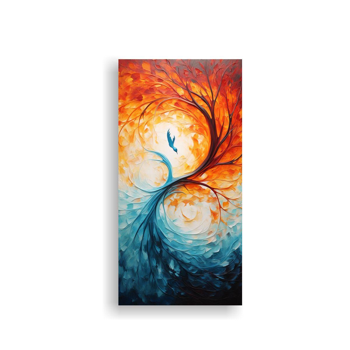 Pintura Abstracta De Alta Calidad Para Decoración 50x100cm-0