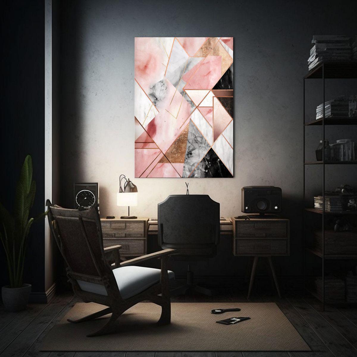 Cuadro Patron Intenso Creatividad Geométrico 50x65cm-2