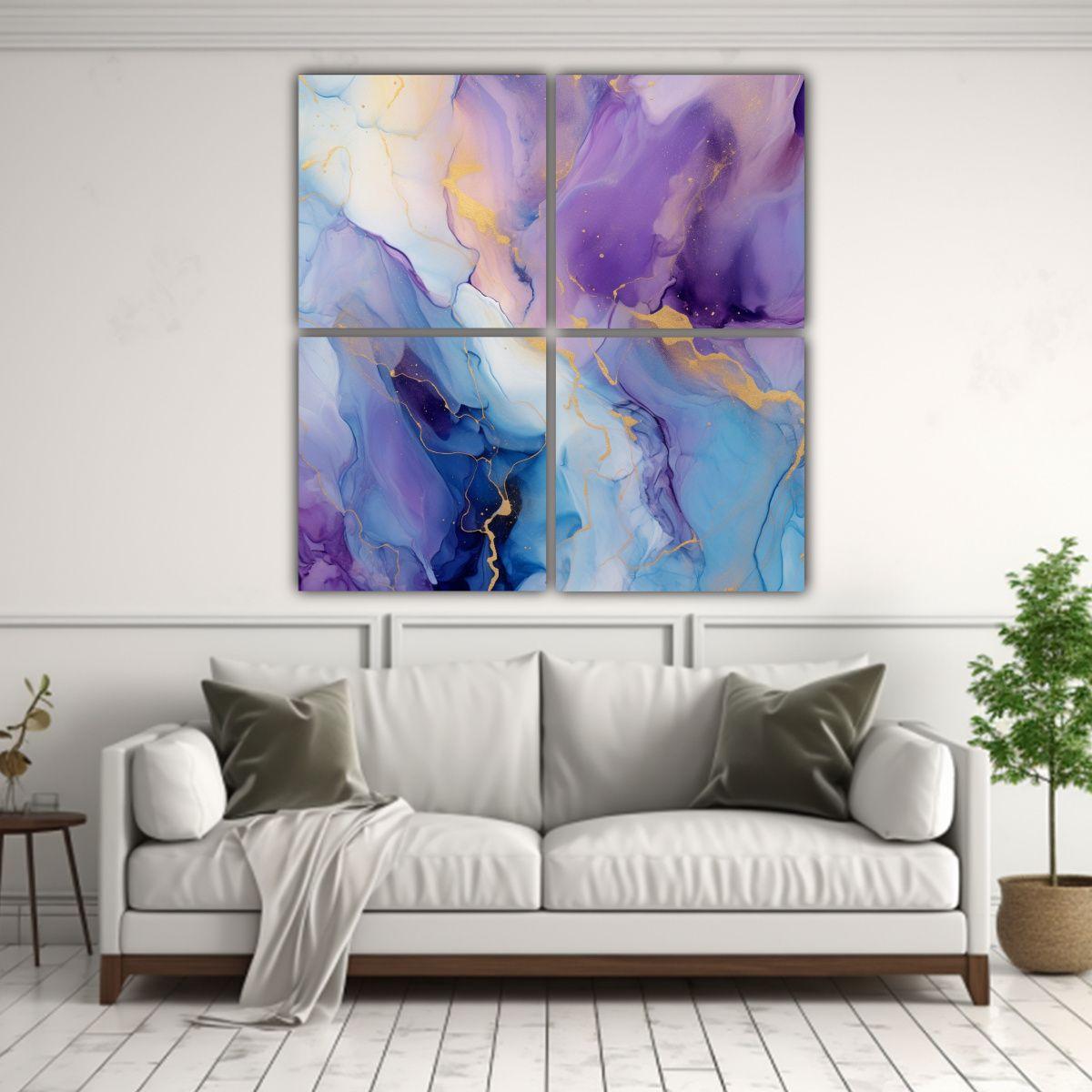 Pinturas Decorativas Cuadradas De Impacto Visual 60x60 Cm-2