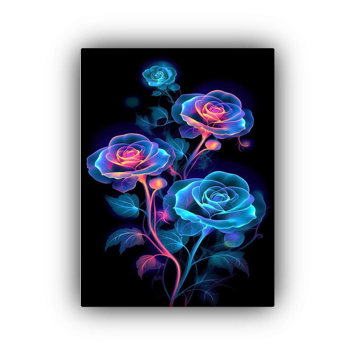 Pinturas Decorativas: Composición De Rosas 50x65cm-0