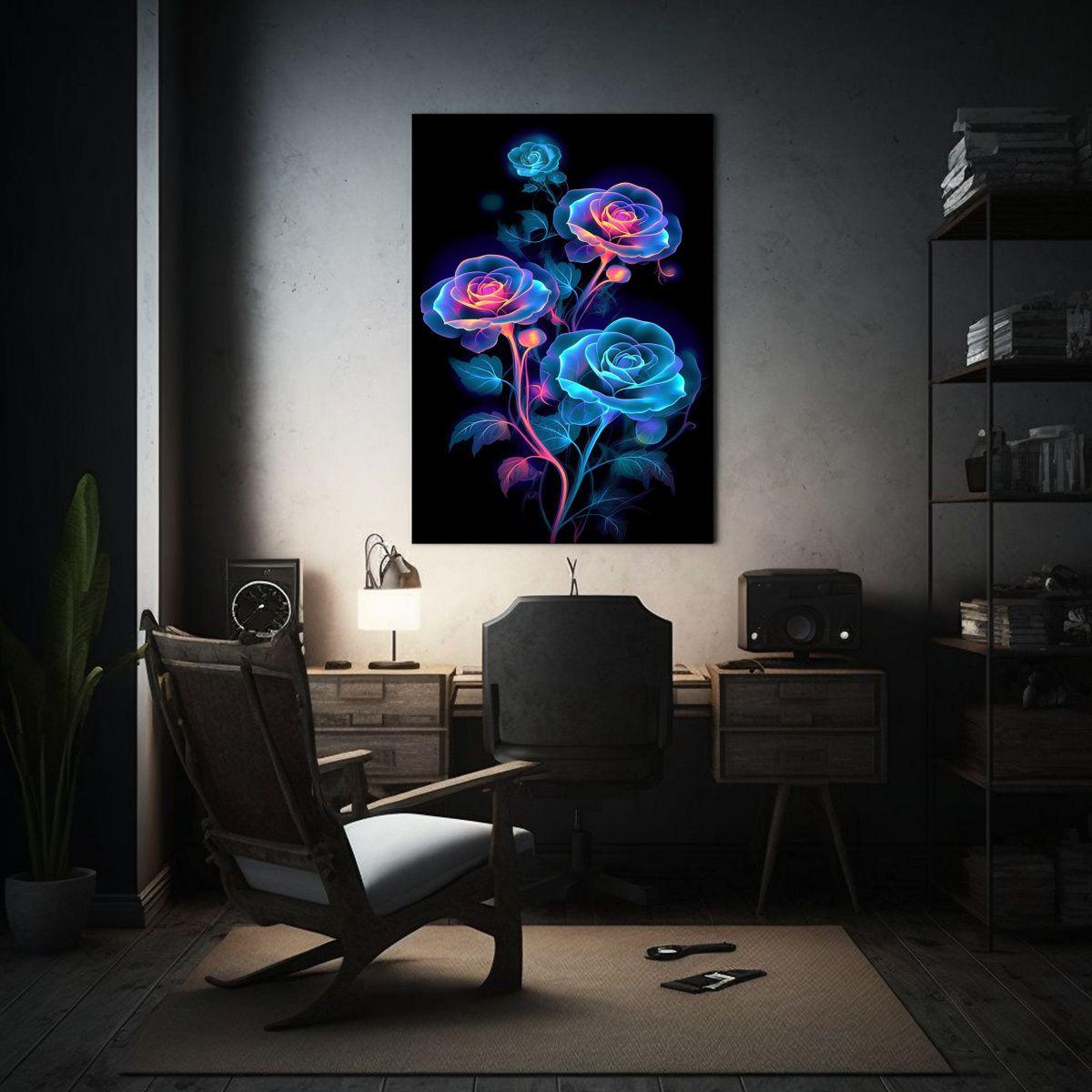 Pinturas Decorativas: Composición De Rosas 50x65cm-2
