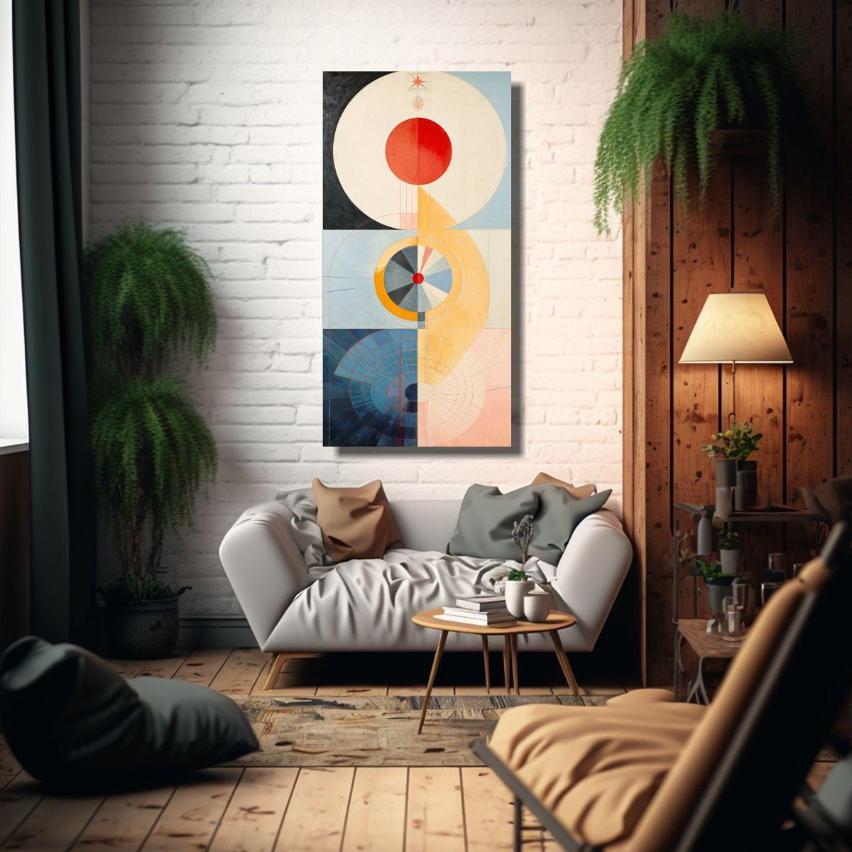 Pinturas Decorativas De Arte Pop De Hilma Af Klint 70x140cm-2