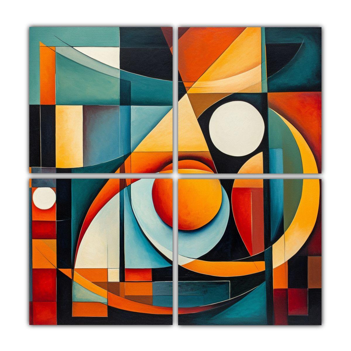 Cuatro Composición Fotografía Vida Arte 200x200 Cm-0